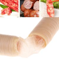 ▣¤ 14Mx18Mm Protein Casing Collagen Protein Casings Sausage Ham Home Kitchen Dining Kitchen Tools Poultry Tools New 14M Thickness