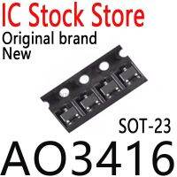 、‘】【’ 50PCS New And Original SI2300 AE9T SOT-23 3416 N-Channel 20V 6.0A (Ta) 1.4W (Ta) SMD MOSFET Transistor AO3416