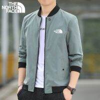 พร้อมสต็อกNorth Face Jacket ผู้ชายแฟชั่นอเนกประสงค์ Jeket Lelaki ฤดูใบไม้ผลิและฤดูใบไม้ร่วง Cal Jaket รถจักรยานยนต์ Bomber Jacket Lelaki M-5XL