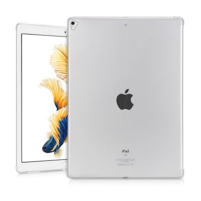 CASE PHONE Soft Case เคสไอแพดโปร 12.9 นิ้ว TPU นิ่ม - Transparent Soft TPU Back Case Cover for iPad Pro12.9 (สีขาวใส) (0482)