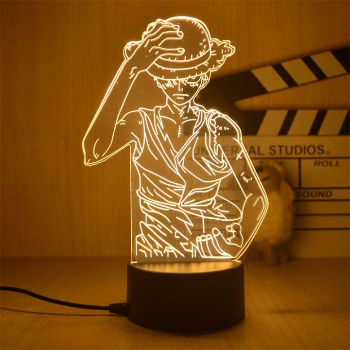 monkey-d-luffy-รูป3d-led-night-light-roronoa-zoro-รูปของเล่นโคมไฟตั้งโต๊ะตกแต่งบ้านวันเกิดของขวัญ