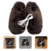 【CW】 Slippers Usb Heated Foot Electric Heating Warmer Shoes Warmers Feet Rechargeable Warm Warming