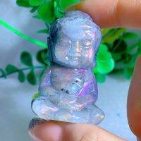 Labradonite Buddha 2846