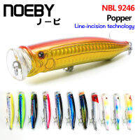 NOEBY 100มิลลิเมตร120เมตร Topwater ล่อ Popper ล่อตกปลาทะเลน้ำด้านบนฮาร์ดเหยื่อ Vmc/sugiura ตะขอแหลมล่อที่แข็งแกร่งเหยื่อ