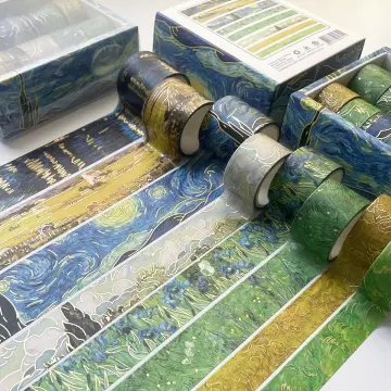 Cheap 12 Colors DIY Scrapbook Decorative Adhesive Tapes Online Store 