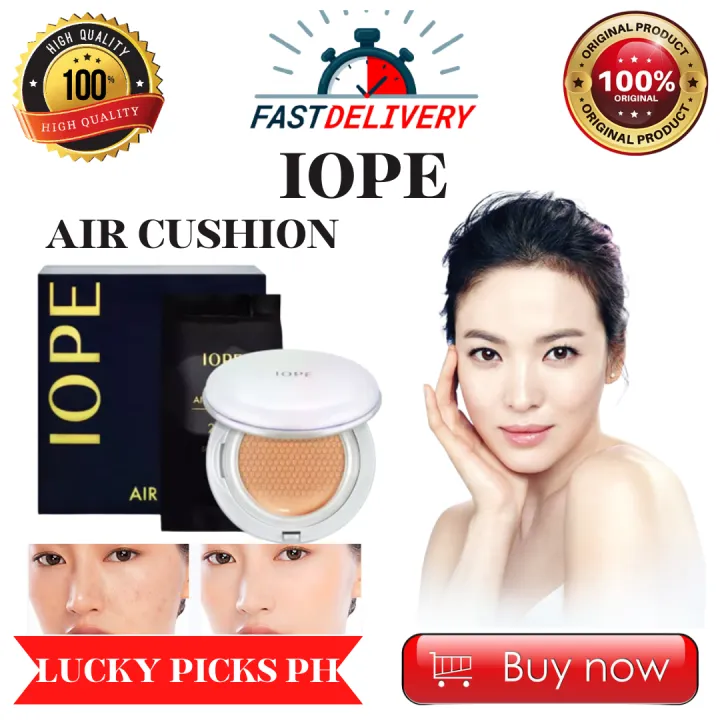 😍BEST SELLER Original [10x Korean IOPE Air Cushion SPF 50+/PA+++ ( Made