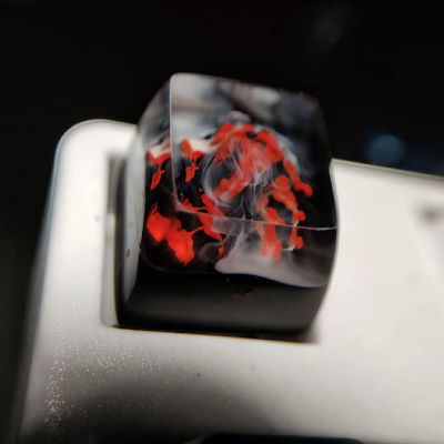 Game Mechanical Keyboard cap accessories Epoxy resin cross shaft special keycap personalized light transmission handmade ESC Key