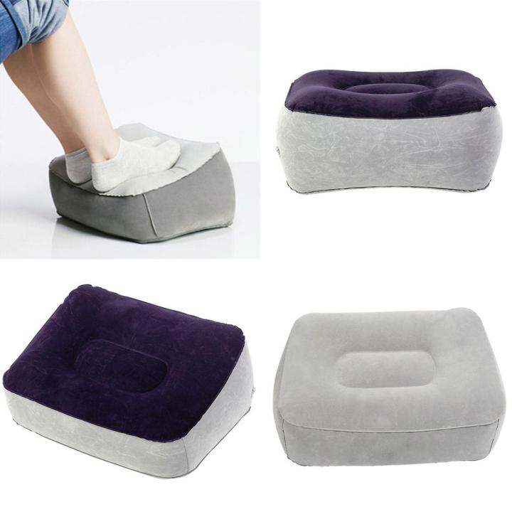 foot-pillow-household-portable-relaxing-feet-pillow-inflatable-foot-rest-leg-cushion-pvc-travel-office-footrest-ottoman-tool-พร้อมส่ง-ส่งจากร้าน-malcolm-store-กรุงเทพฯ