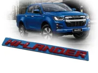 ป้ายโล้โก้Hi-lander d max 2020 2021 2022  โลโก้ สีแดงข้างประตู จำนวน1ชื้น ราคาดีที่สุด จบในที่เดียว **งานดีติดตั้งง่าย***โปรโมชั่นสุดคุ้ม* **ส่งเร้วทันใจ**