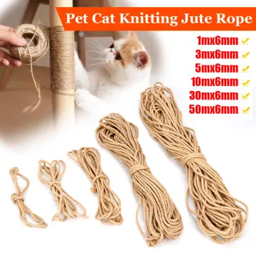 10MM Thick Jute Cord Ropes Strong Natural Twine string Rope for