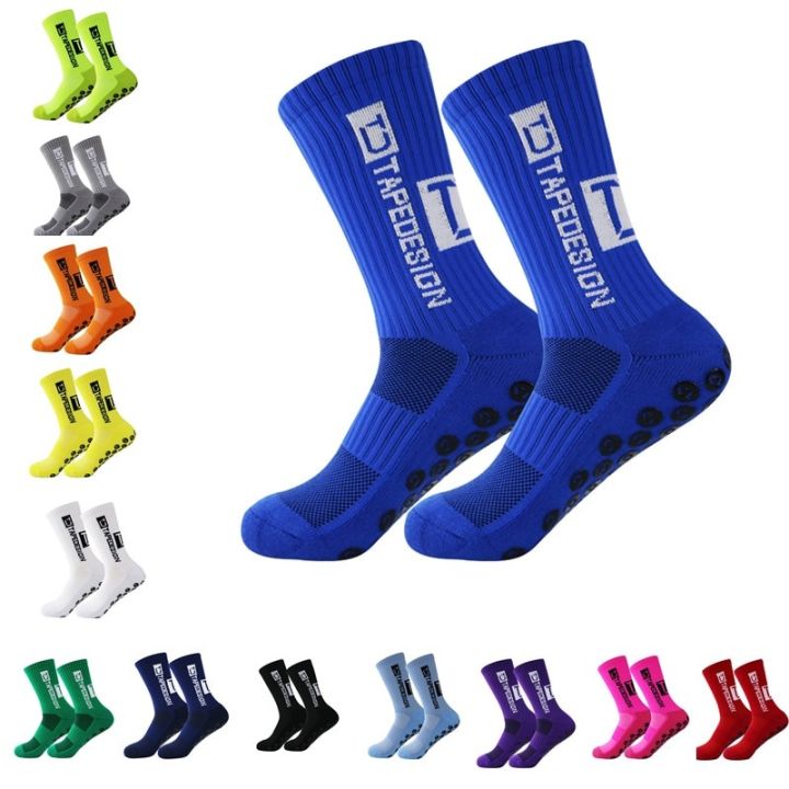 Anti-Slip Football Socks Men Women Non-Slip Soccer Basketball Tennis ...