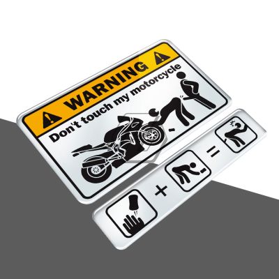 3D Warning Sticker Dont Touch My Motorcycle Tank Sex Decal Case for Universal Kawasaki Yamaha Honda Suzuki Ducati BMW Tank