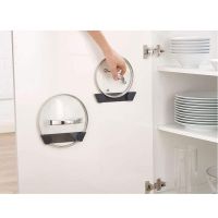 Pot Lid Holder Plastic Pan Cover Shelf Rack Punch-Free Wall-Mounted Hanging Holder Kitchen Tableware Organizer Storage Rack