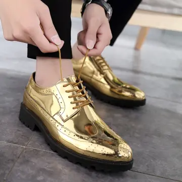 Dressy hot sale gold shoes