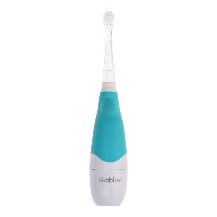 bbluv-s-nik-2steps-baby-toothbrush-แปรงสีฟันโซนิค-เเปรงสีฟันระบบสั่นเด็ก-เเปรงสีฟันเเบตเตอรี่-มาพร้อมหัวแปรง2ระดับสําหรับเด็กทารก-เเละเด็กหัดเดิ