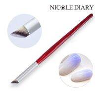 Gradient Nail Brush Drawing Painting Brushes Wooden Handle UV Gel Polish Draw Paint Pen for Nail Art Design Manicure Tools Set Artist Brushes Tools