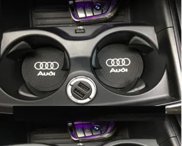 for Audi Car Cup Holder Coaster,Audi Coasters for Car,Cup Holder Insert Coaster for Audi A1 A3 RS3 A4 A5 A6 A7 RS7 A8 Q3 Class S Series,Anti Slip