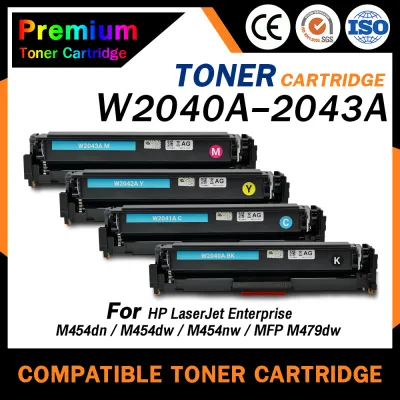 HOME Toner หมึกเทียบเท่าสำหรับรุ่น HP416A/HP 416x/ hp416 416x W2040A/W2040/W2041A/W2042A/W2043A FOR HP Laserjet Pro M454dn/454dw/479dw