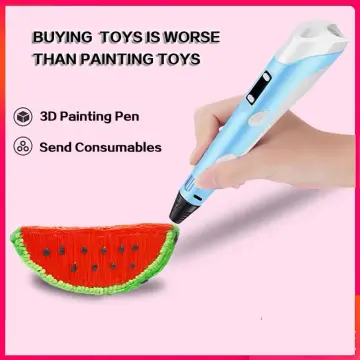 3D Pen LCD Screen 3D Printing Pen PLA Filament Creative Birthday