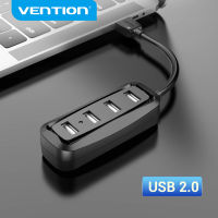 Vention USB 2.0 HUB 4 Port with LED Multi USB Splitter for Lenovo Xiaomi  Computer Accessories Laptop HUB USB 2.0 Adapter