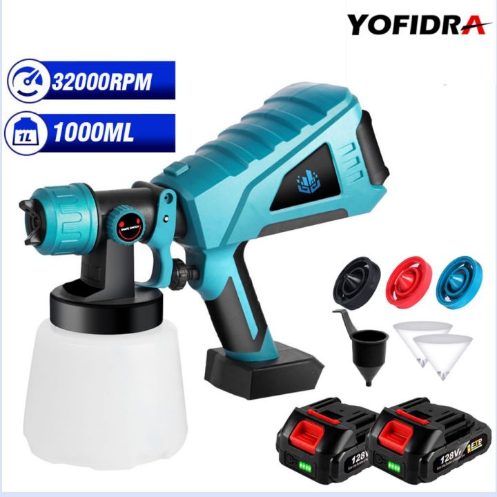 1000ML 32000RPM Cordless Electric Spray machine Household Portable