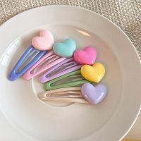 Broken Bangs And Hair Cute Hairpin Love Colour Headwear Pinkycolor Liu Haijia Broken Hair Clip Hairpin