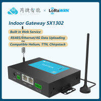 LoRaWAN รับประกันหนึ่งปี SX1302เกตเวย์ภายในอาคาร Rejeee RS485/อีเทอร์เน็ต/4G การอัปโหลดข้อมูลบริการเว็บในตัว TTN Chirpstack ฮีเลียมเข้ากันได้ขายดี