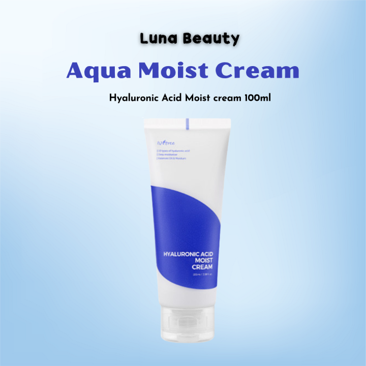[Isntree] Hyaluronic Acid Moist Cream 100ml [LunaBeauty] Lazada