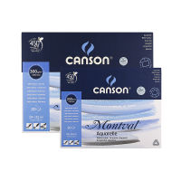 France Original Canson 300gm2 Watercolor Paper Aquarelle Painting 8K16K32K 12 Sheets Paint Watercolour Book Pad Art Supplies