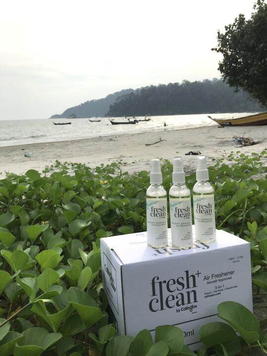 Fresh+Clean by Callington 3in1 Aircraft Approved Air Freshener (Lemon