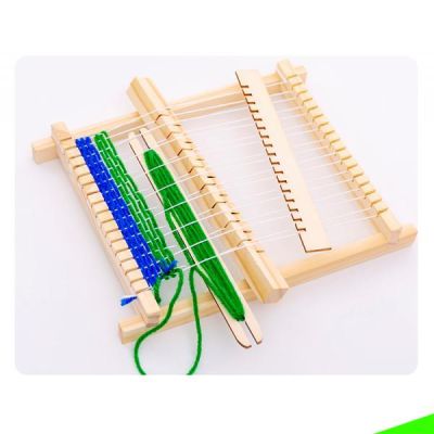 Newest Table Wood Weaving Loom Tools Set for Kids Educational Toys Knitting Loom