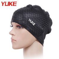 【CW】 Yuke Silicone swimming cap Large Ear Plug Swim Caps for women men  pool accessories