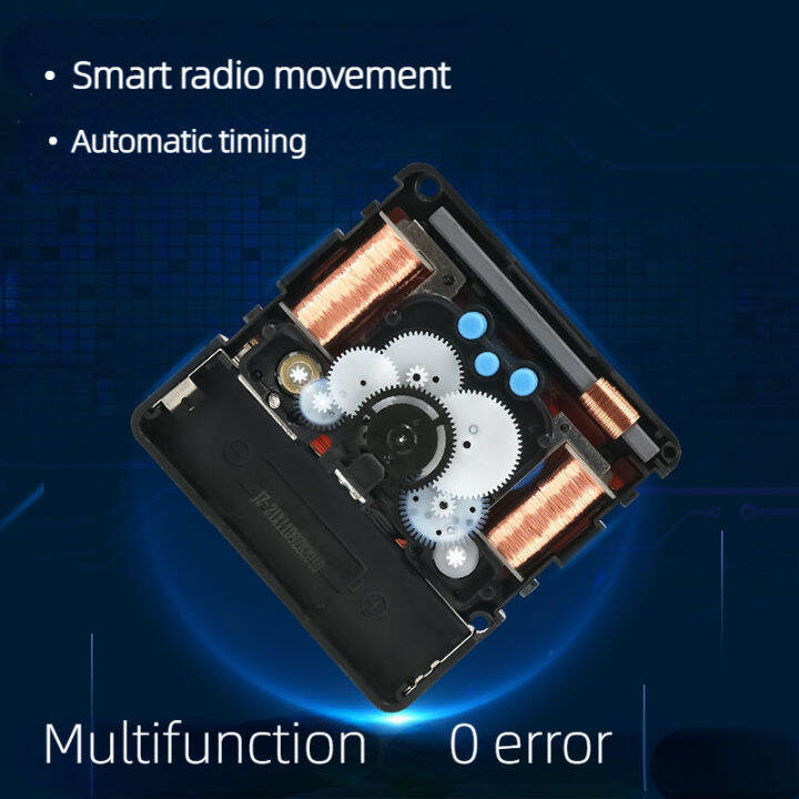 mzd-นาฬิกาติดผนังอัตโนมัติ-ห้องนอน-ห้องนั่งเล่น-ที่ทำงาน-ห้องครัว-นาฬิกาอิเล็กทรอนิกส์นาฬิกาแขวนไร้เสียงมีวิทยุบอกเวลาแบบอัตโนมัติ