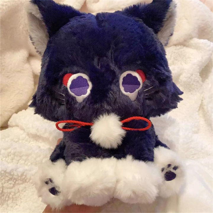 genshin-impact-scaramouche-ของเล่นตุ๊กตาอะนิเมะเกมตุ๊กตาแมวยัดนุ่นอินเทรนด์สำหรับของขวัญวันเกิดเด็ก