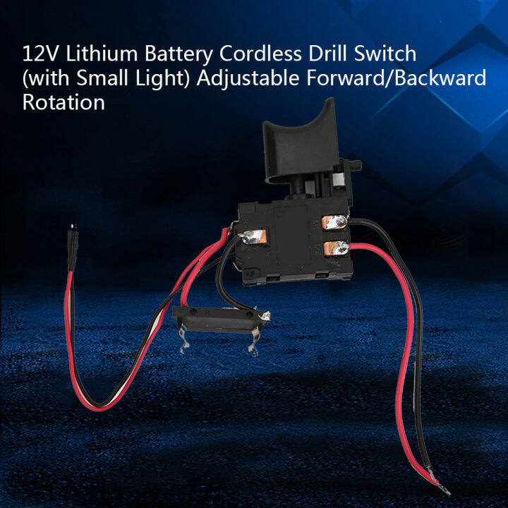 Cordless Drill Switch 7.2V 24V Drill Speed Control Switch Lithium