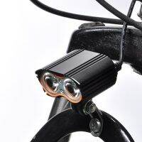 HOT★ไฟหน้าจักรยานเสือภูเขา MTB ไฟหน้าสกู๊ตเตอร์อะลูมินัมอัลลอยกันน้ำ5V-48V โคมไฟเตือนกลางคืน