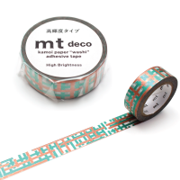 mt random lattice MT01D546 เทปตกแต่ง วาชิเทป ลาย ตาข่าย แบรนด์ KAMOI mt masking tape ประเทศญี่ปุ่น