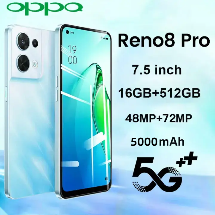 opp0-reno8-pro-5g-โทรศัพท์มือถือ-16gb-512gb-จอ7-5นิ้ว-แบตเตอรี่-5000mah-รองรับ2ซิม-เครื่องประกันร้าน12เดือน