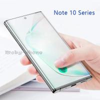 P-One ฟิล์มกระจกนิรภัย Samsung Note10 แบบ 5D เต็มจอ ขอบโค้ง (สีดำ)