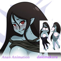 Anime Marceline The Vampire Queen (Adventure Time) ปลอกหมอนร่างกายขนาดพิมพ์สองด้าน