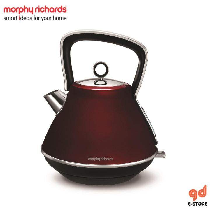 Morphy Richards 100108 Evoke Red Pyramid Kettle Lazada