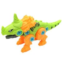 Disassembling puzzle assembly simulation animal model of triangle tyrannosaurus rex dinosaur toys children screw 3 6 boys