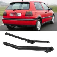 ใบมีดและแขนกระจกหลังใบปัดน้ำฝนสำหรับรถยนต์ VW GOLF 3 MK3 GTI 1991-1997กระจกหน้าอุปกรณ์เสริมรถยนต์หลัง