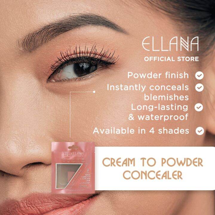 ELLANA Cream to Powder Concealer Refill with SPF16 Mineral SkinShield