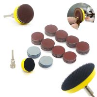 ஐ 25/50mm 0.95/2In Round Sandpaper Discs Sand Sheets 80-3000 Grit Hook And Loop Sanding Disc Polishing Flocking Sandpaper For Wood