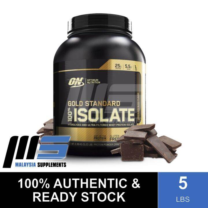 Probiotic Optimum Nutrition Gold Standard 100 Isolate 5lbs Whey