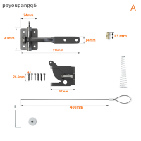 payoupangq5?Gift?Cheap? กลอนประตูสีเงินสีดำสำหรับงานหนักตัวล็อคประตูแบบล็อคเองตัวล็อคประตูป้องกันสภาพอากาศล็อกประตูอัตโนมัติสีดำสีเงิน