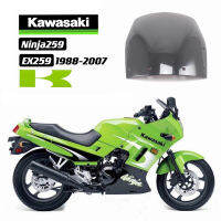 FOR KAWASAKI NINJA250 EX250 1988-2007 MOTORCYCLE MODIFIED FRONT WINDSCREEN BLACK WINDSHIELD DEFLECTOR