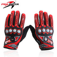 PRO-BIKER Men Motorcycle Racing s Motocross Off-Road Enduro Full Finger Riding s ขนาด: M L XL 4สี