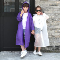 เดินป่าฝน eva rainponcho poncho ทัวร์กลางแจ้งนักเรียนชั้นประถม rainwear เด็กเสื้อกันฝน rainwear